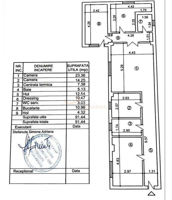 Apartament, 4 camere Bucuresti/Bucurestii Noi