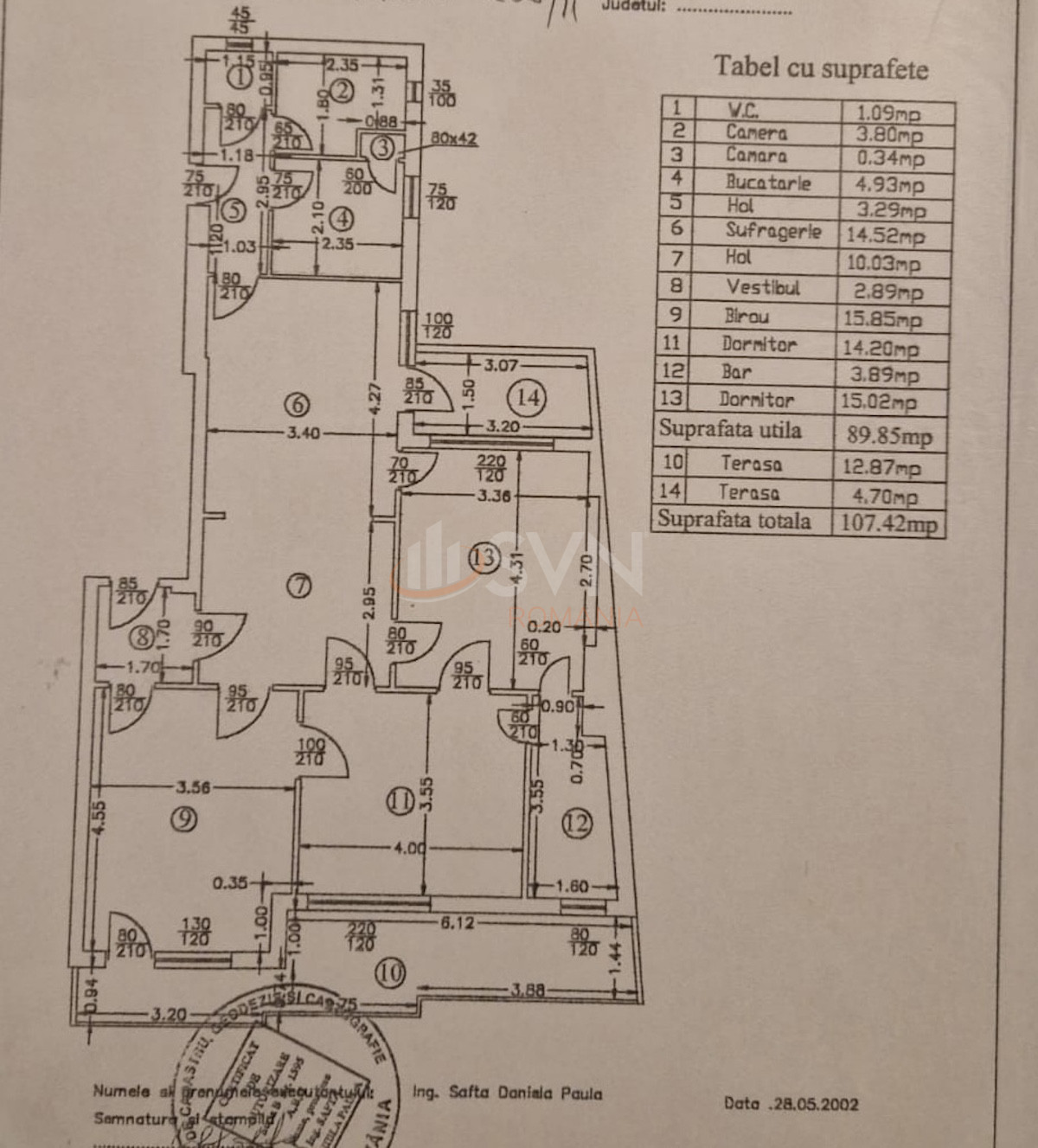Apartament, 4 camere Bucuresti/Piata Romana