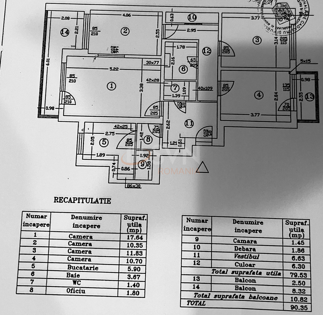 Apartament, 4 camere Bucuresti/Gorjului