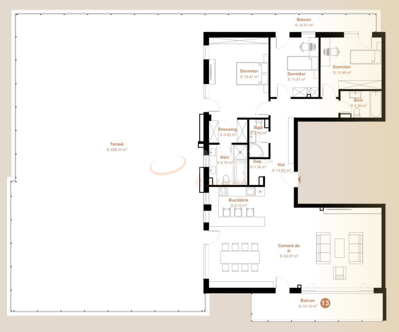 Apartament, 4 camere Cluj/Centru