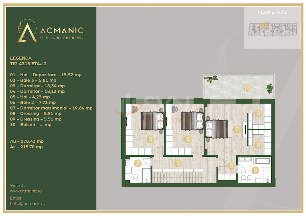 Apartament, 4 camere Bucuresti/Pipera