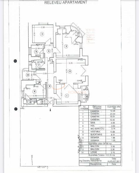 Apartament, 4 camere Bucuresti/Piata Unirii (s3)