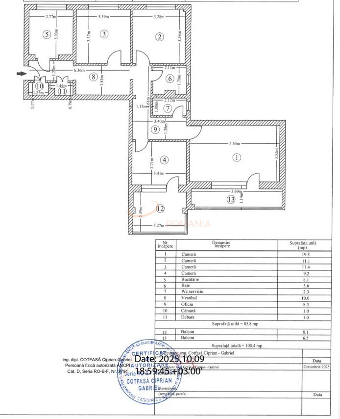 Apartament, 4 camere Bucuresti/Pantelimon