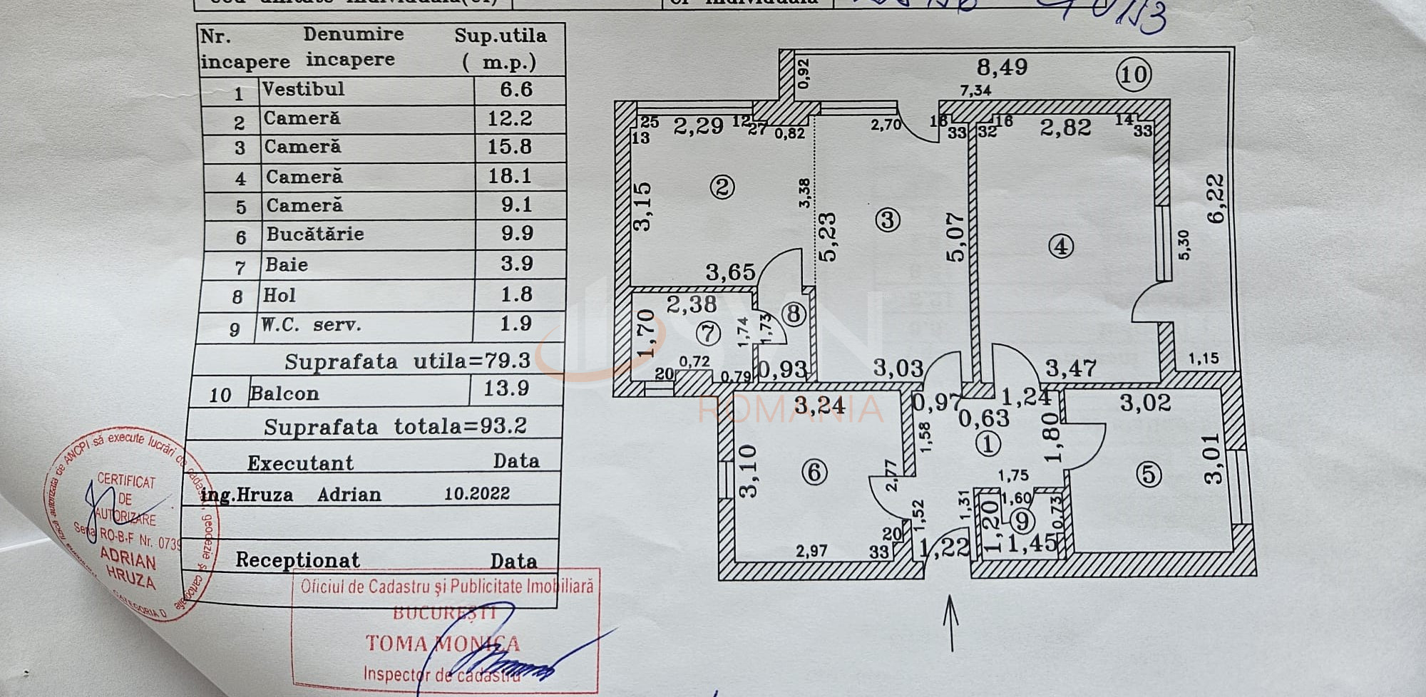 Apartament, 4 camere Bucuresti/Pantelimon