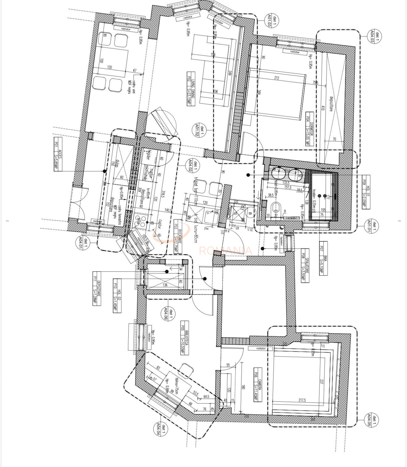 Apartament, 4 camere Bucuresti/Piata Unirii (s3)