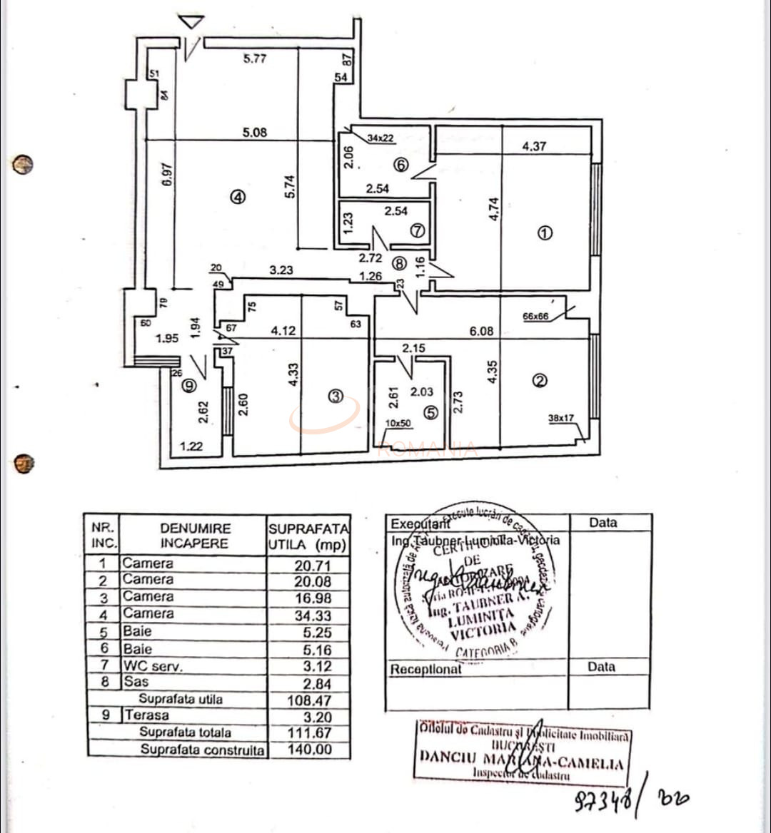 Apartament, 4 camere Bucuresti/Dorobanti