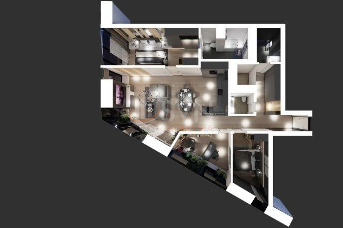 Apartament, 4 camere Bucuresti/Barbu Vacarescu