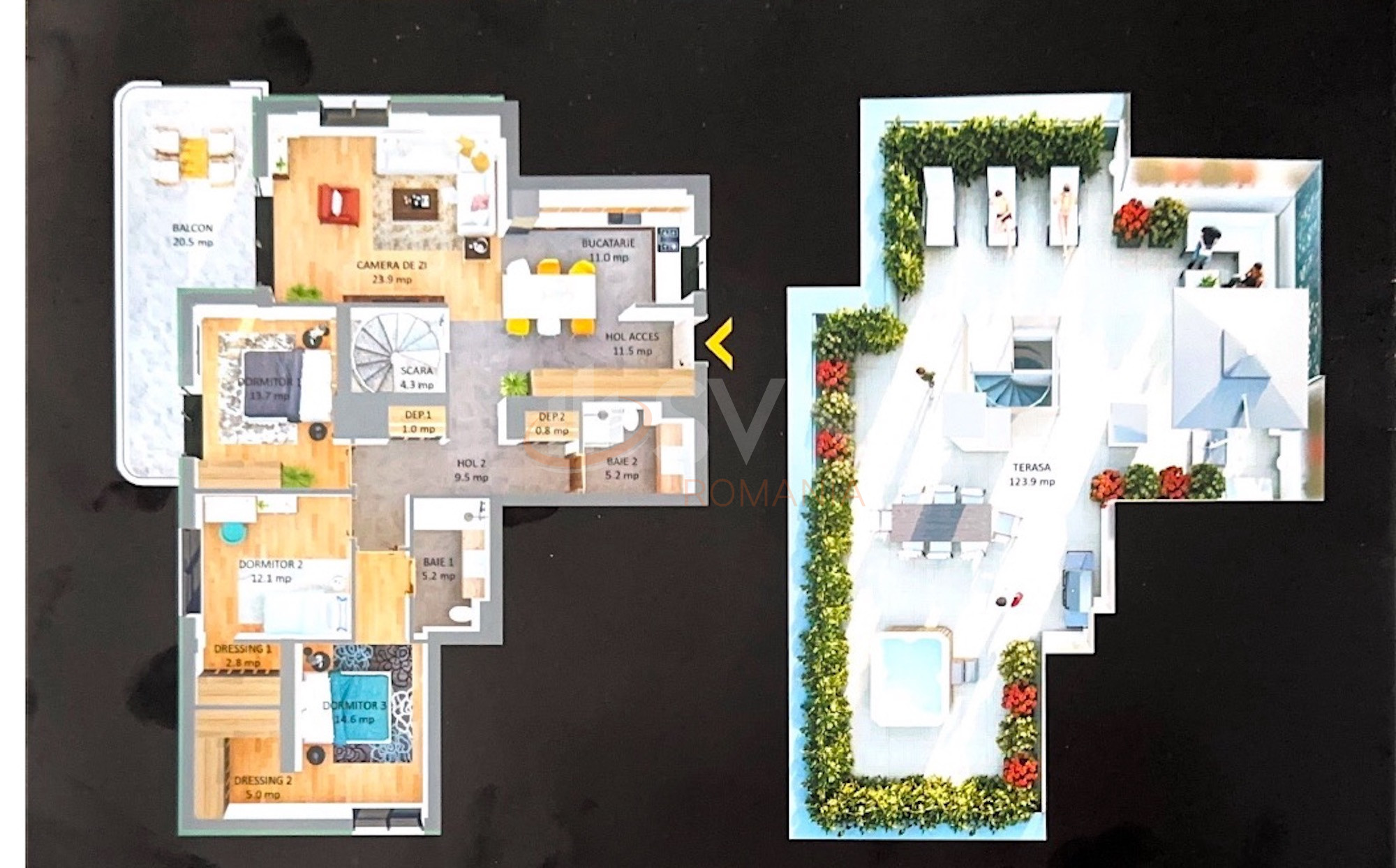 Apartament, 4 camere Bucuresti/Pipera