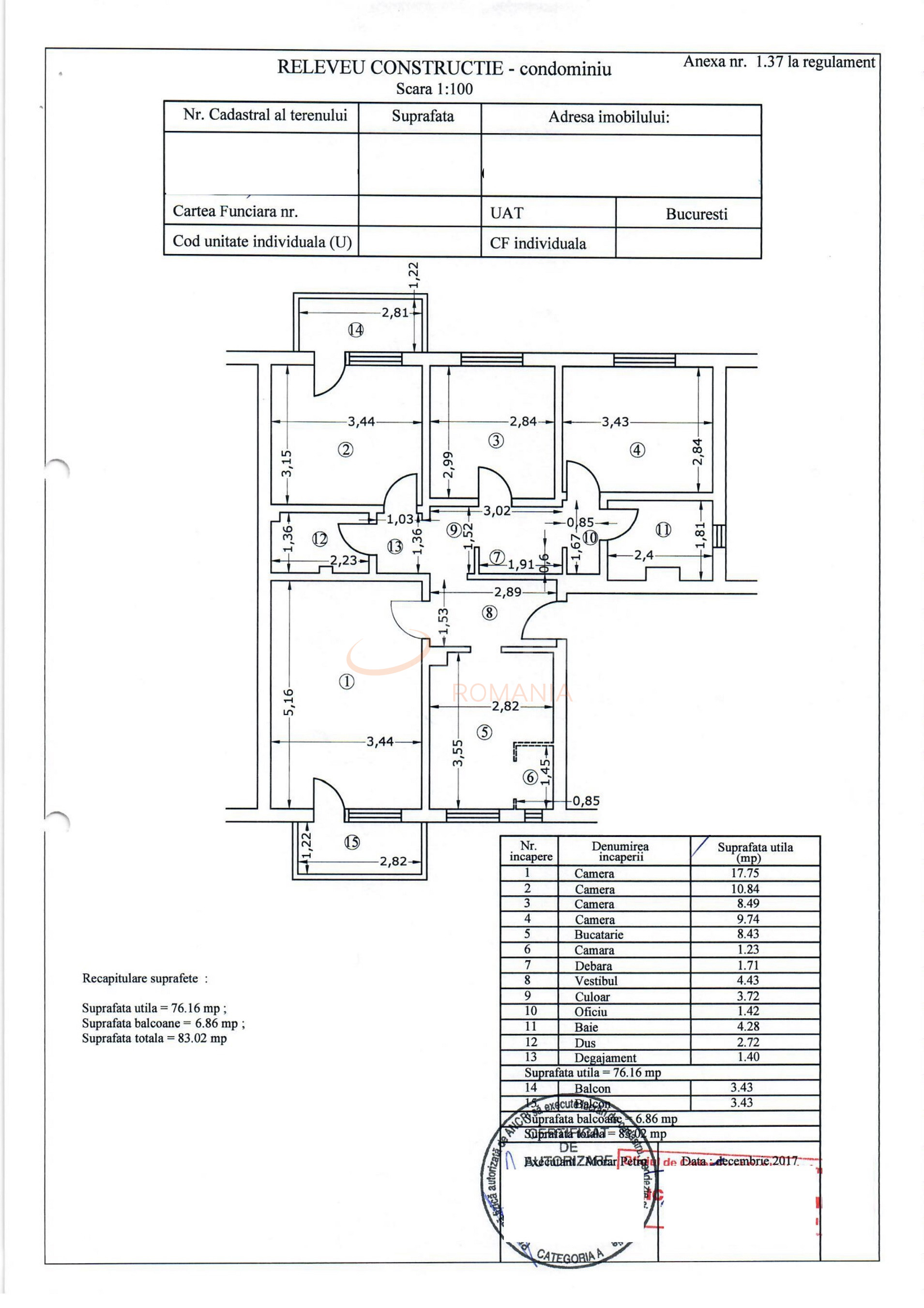 Apartament, 4 camere Bucuresti/Aviatiei