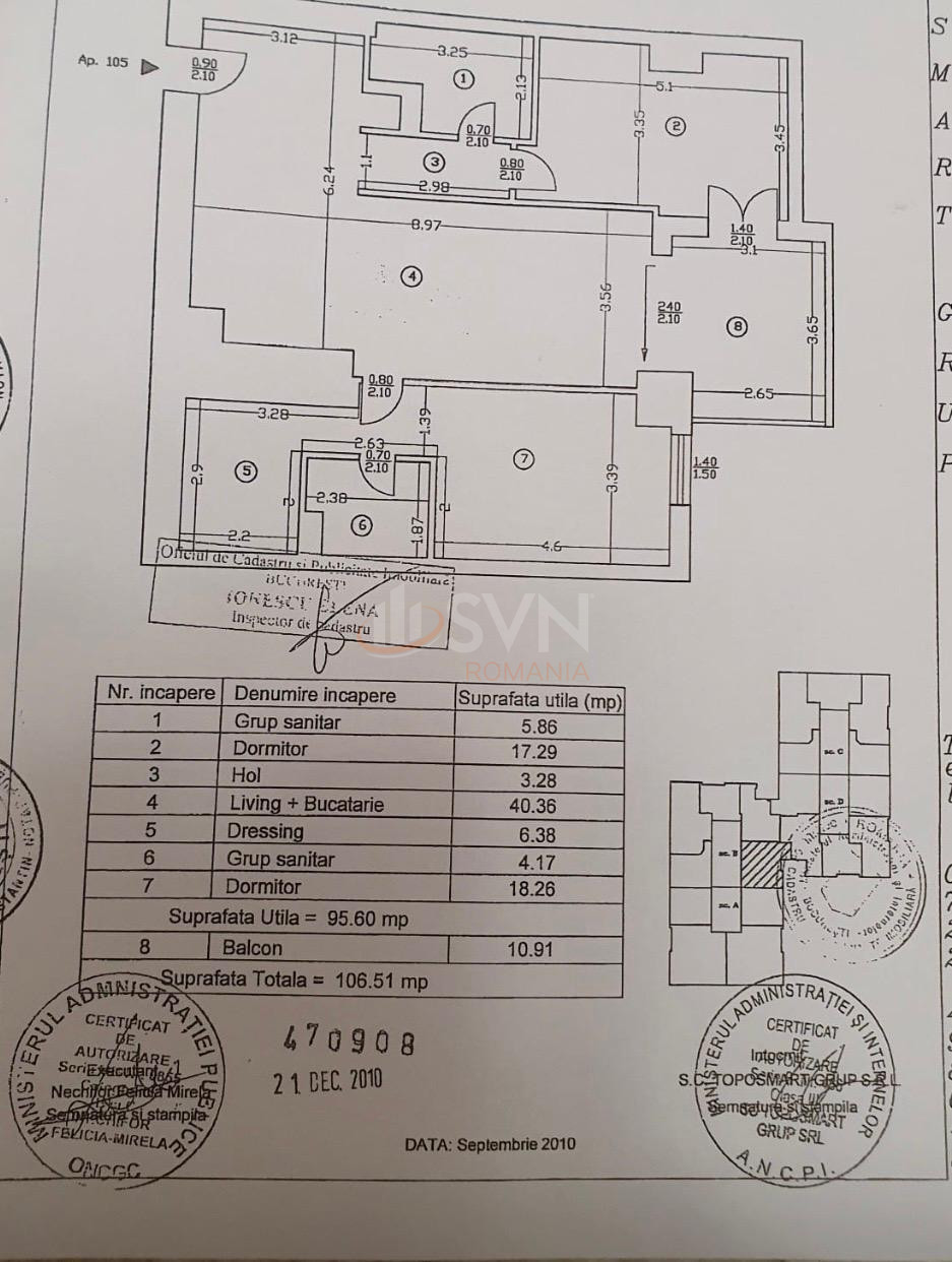Apartament, 4 camere Bucuresti/Barbu Vacarescu