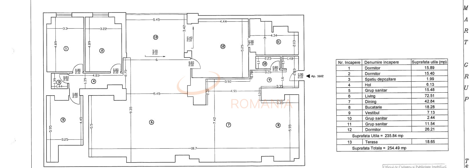 Apartament, 4 camere Bucuresti/Barbu Vacarescu