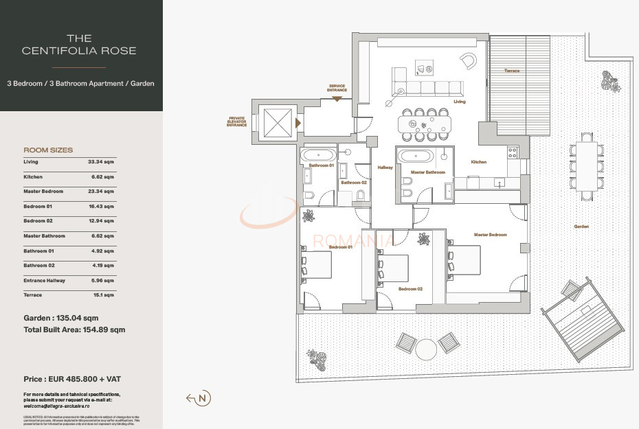 Apartament, 4 camere Bucuresti/Pipera