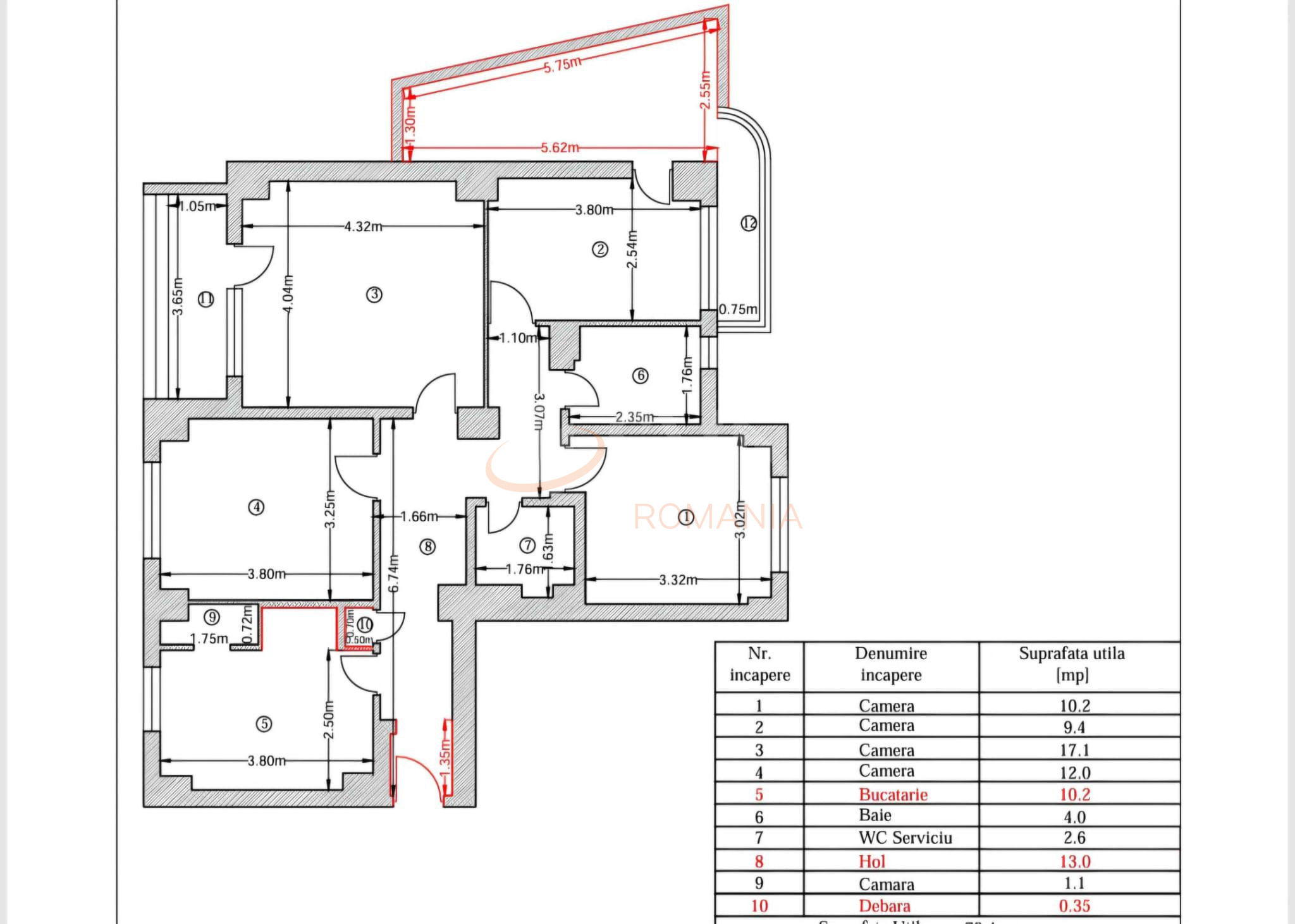 Apartament, 4 camere Bucuresti/Dorobanti