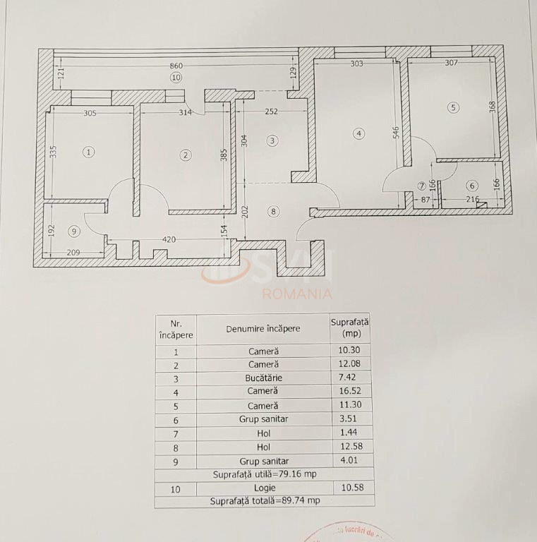 Apartament, 4 camere Bucuresti/Crangasi