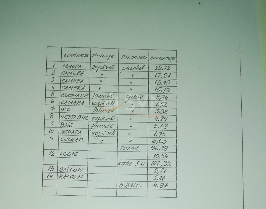 Apartament, 4 camere Bucuresti/Piata Unirii (s3)