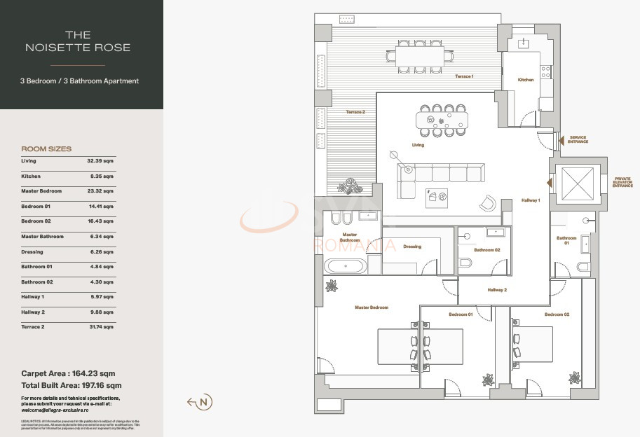 Apartament, 4 camere Bucuresti/Pipera