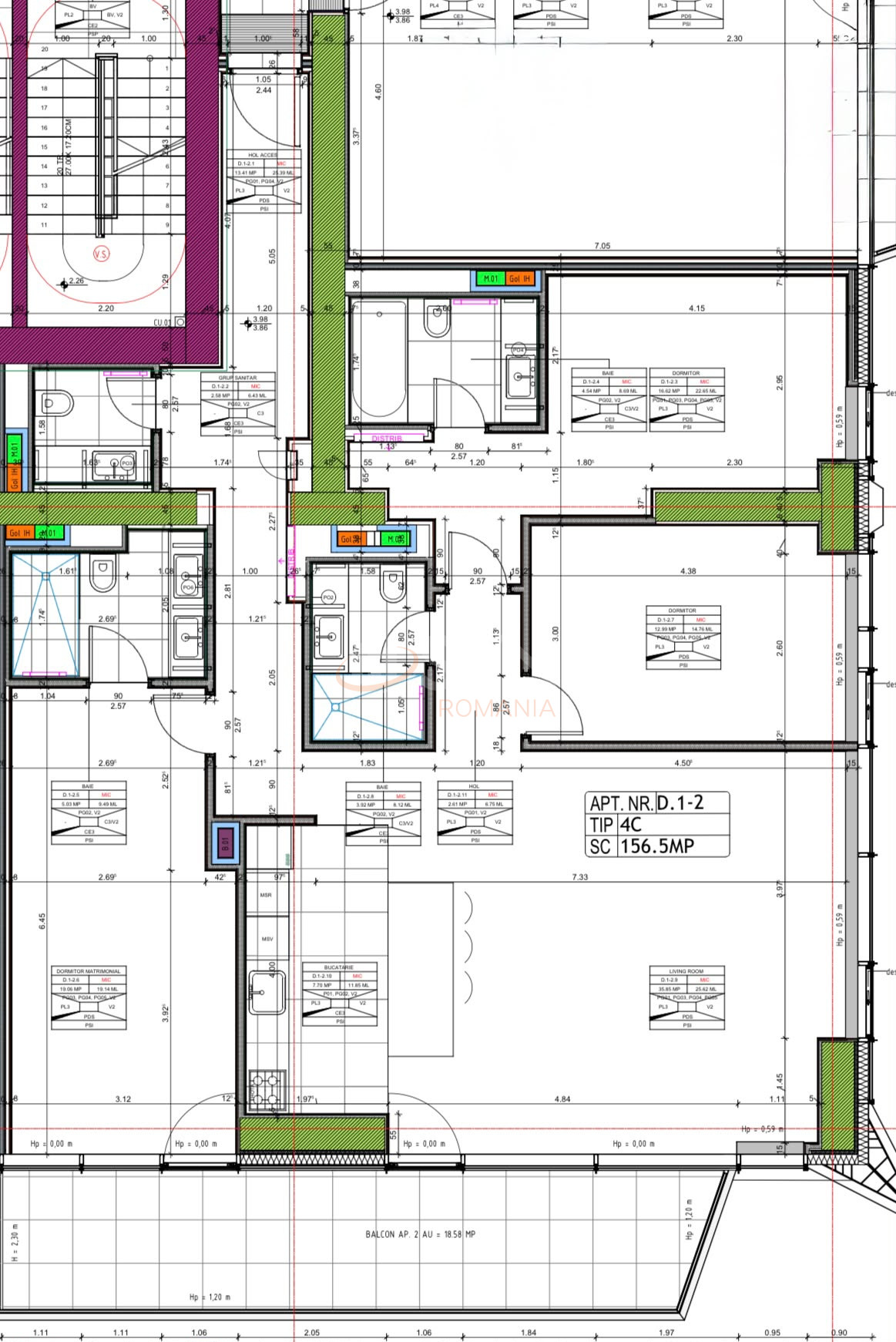 Apartament, 4 camere Bucuresti/Barbu Vacarescu