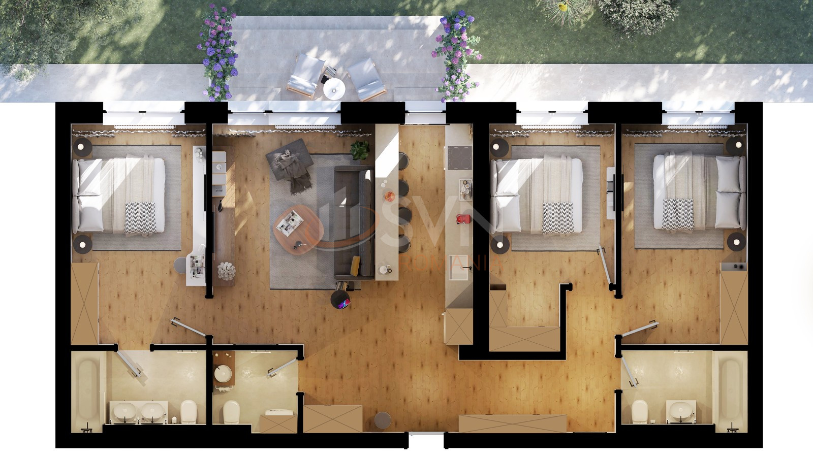 Apartament, 4 camere Ilfov/Tunari
