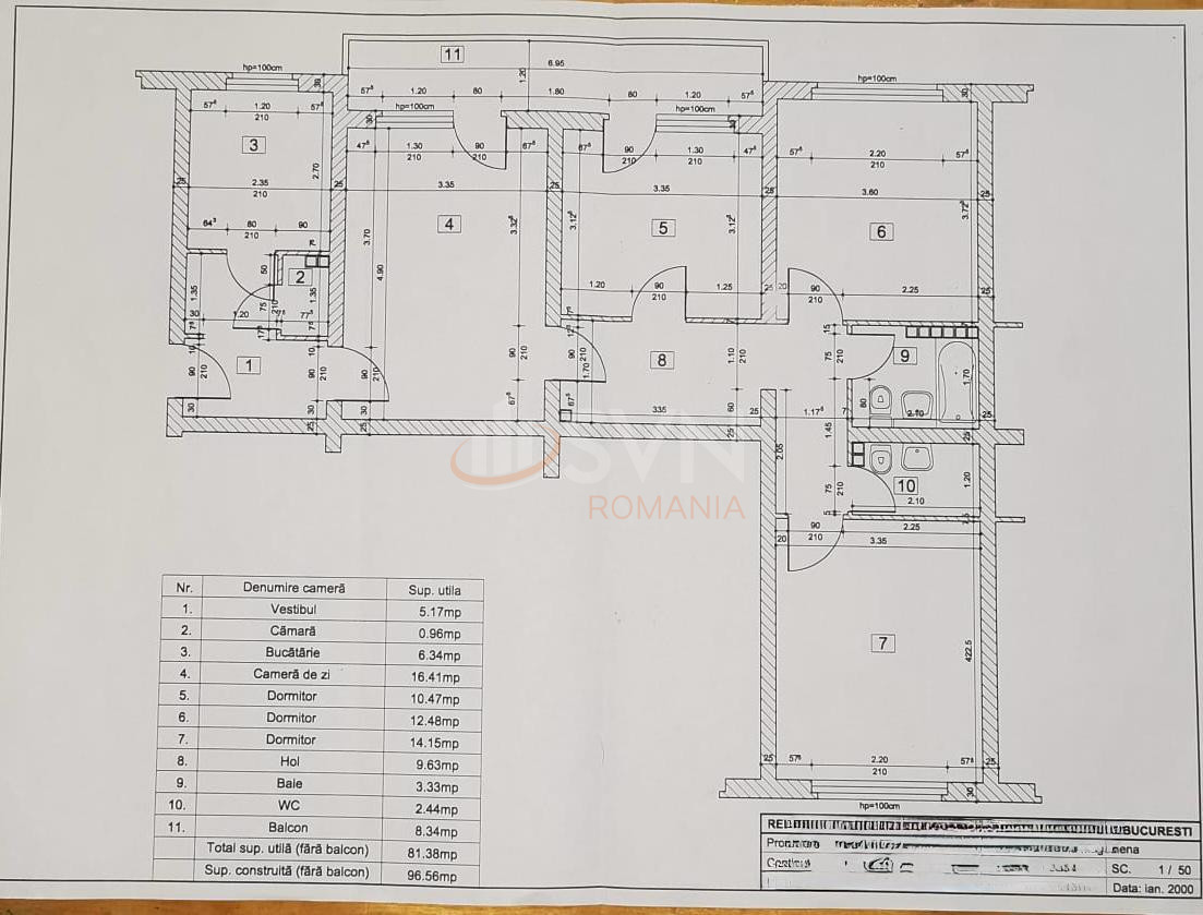 Apartament, 4 camere Bucuresti/Bucurestii Noi