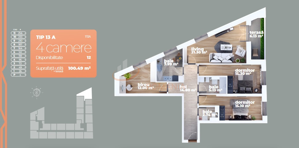 Apartament, 4 camere Bucuresti/Titan