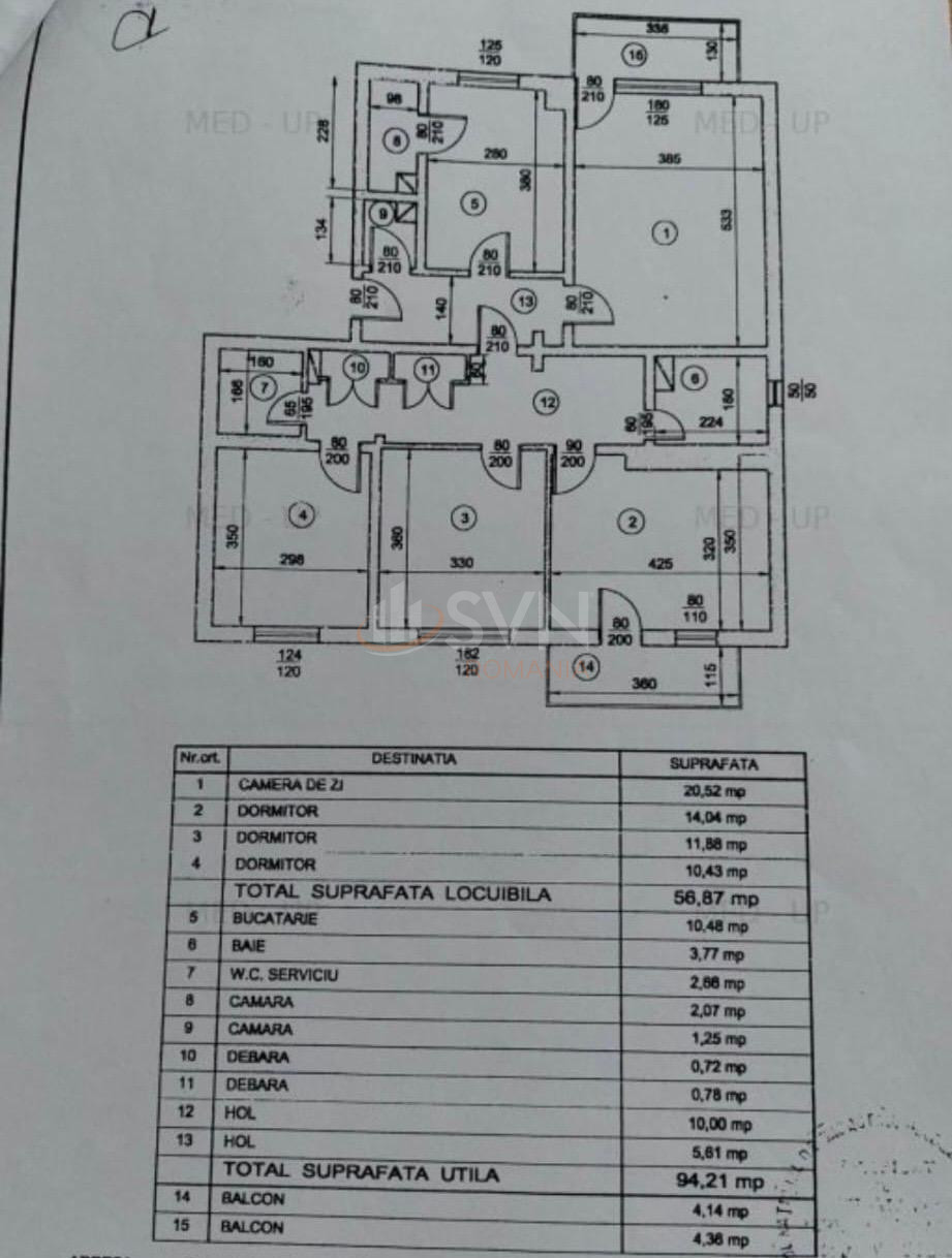 Apartament, 4 camere Bucuresti/Aviatiei