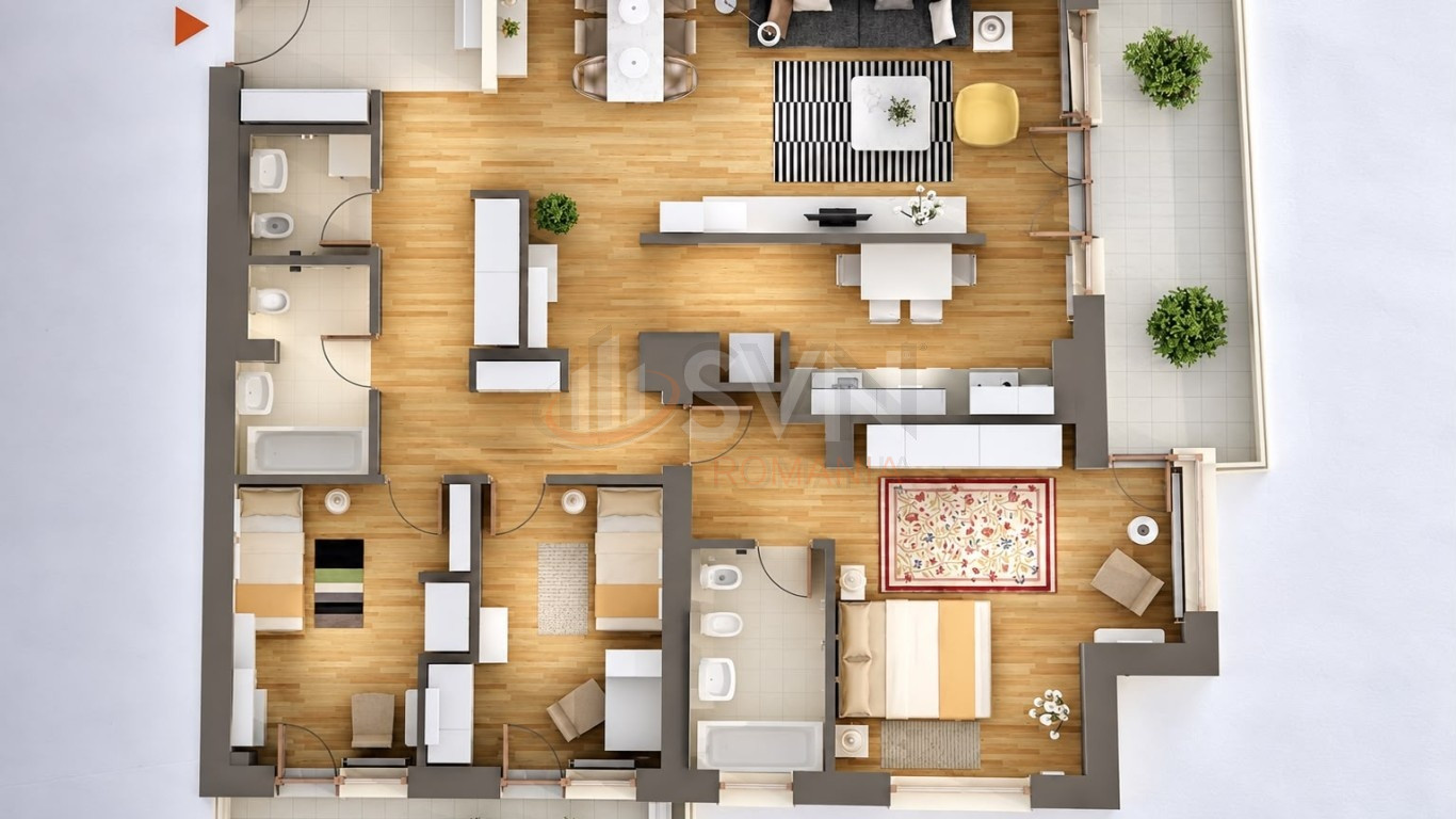 Apartament, 4 camere Bucuresti/Baneasa