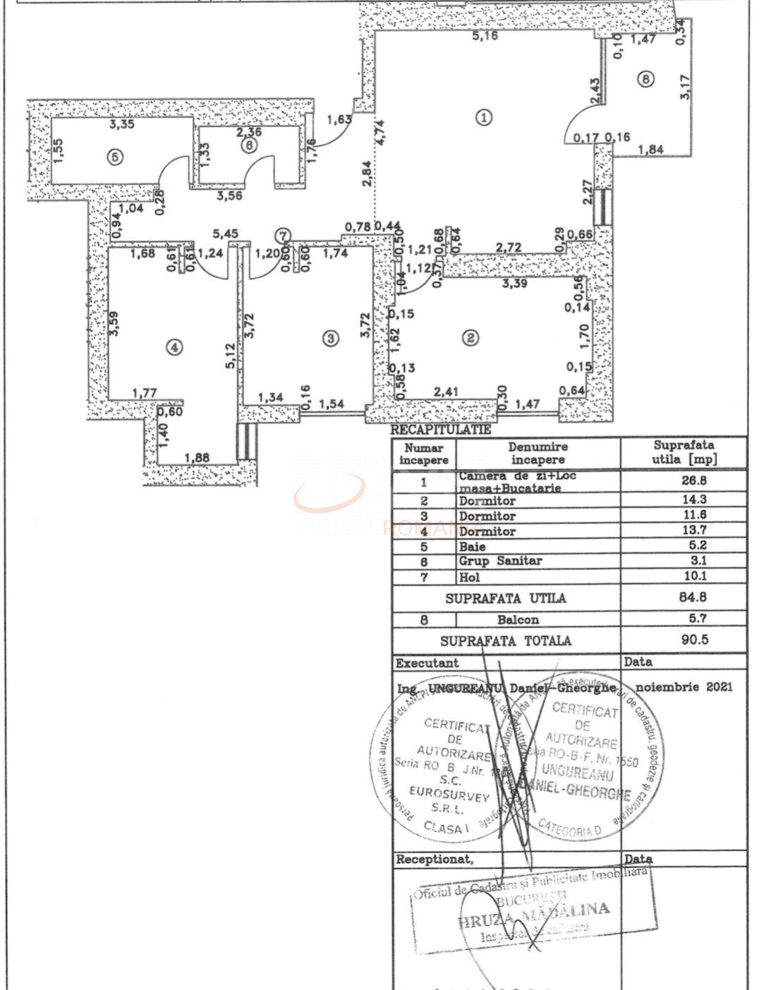 Apartament, 4 camere Bucuresti/Vacaresti