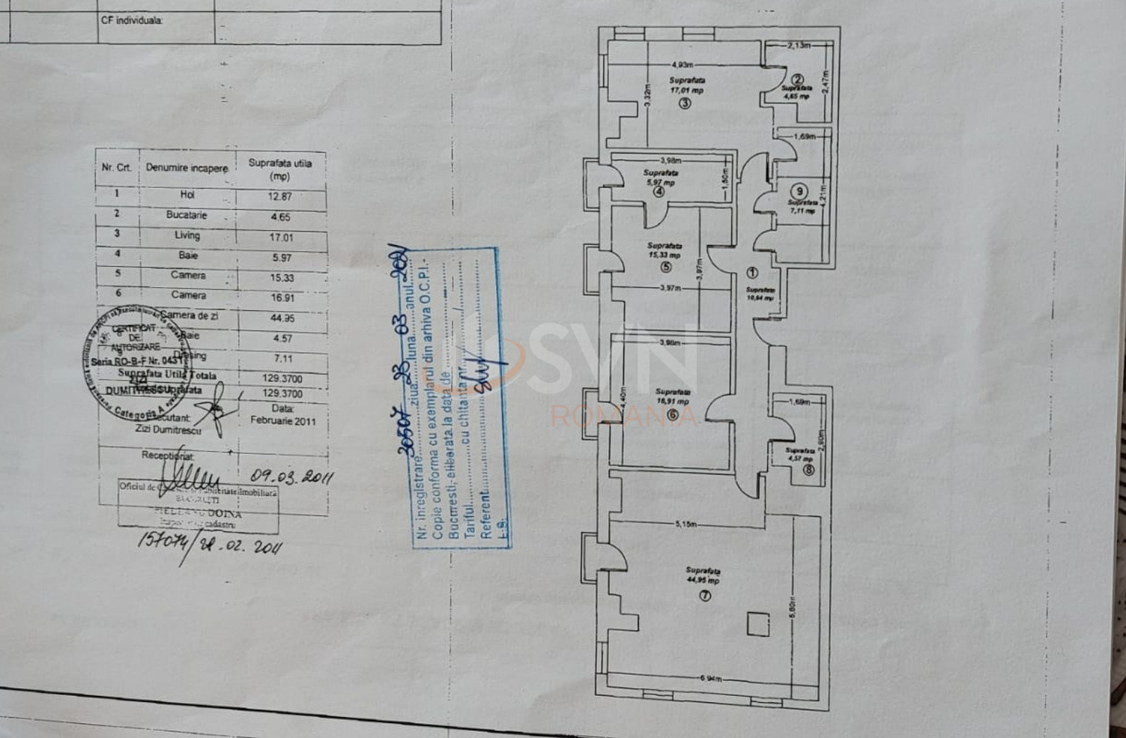 Apartament, 4 camere Bucuresti/Sisesti