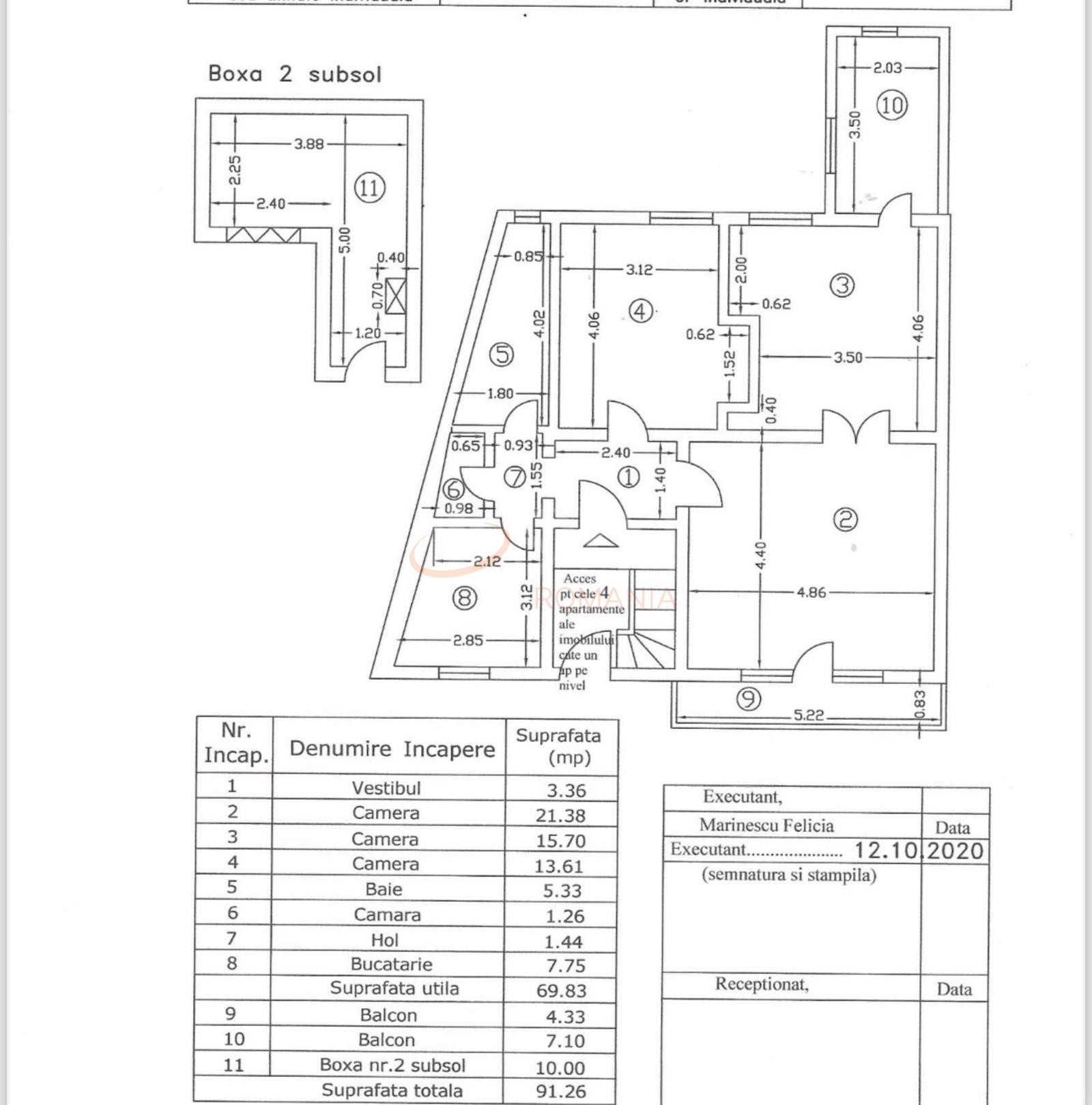 Apartament, 4 camere Bucuresti/Timpuri Noi