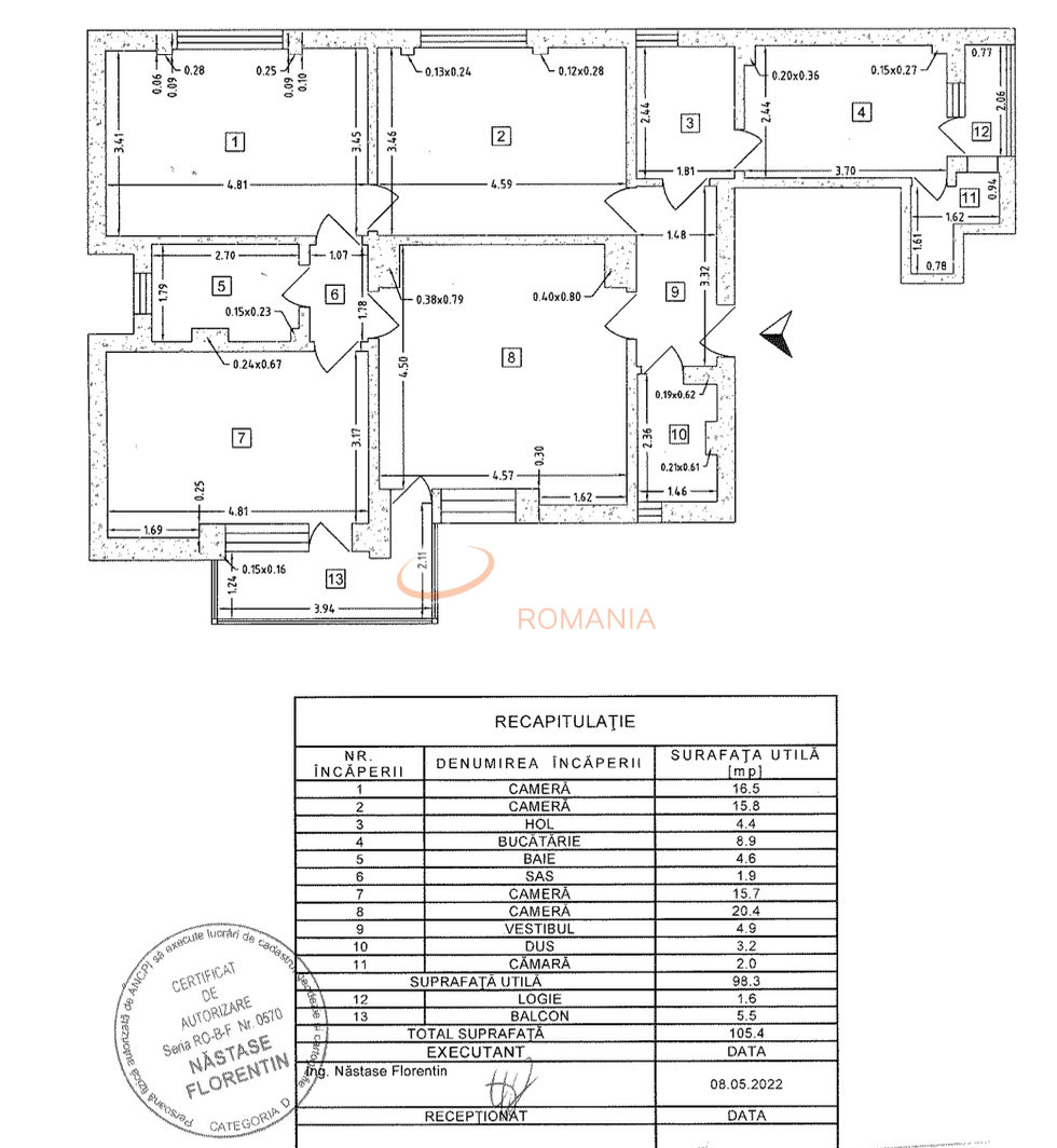Apartament, 4 camere Bucuresti/Calea Victoriei