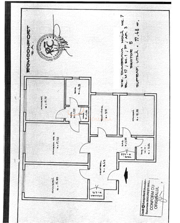 Apartament, 4 camere Bucuresti/Sebastian