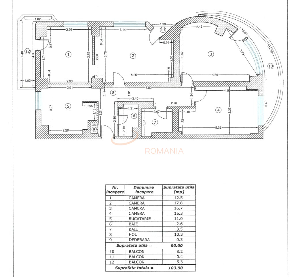 Apartament, 4 camere Bucuresti/Universitate (s1)