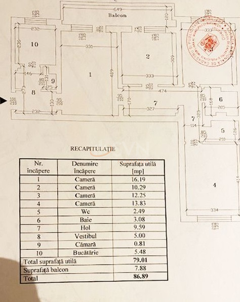 Apartament, 4 camere Bucuresti/Bucurestii Noi