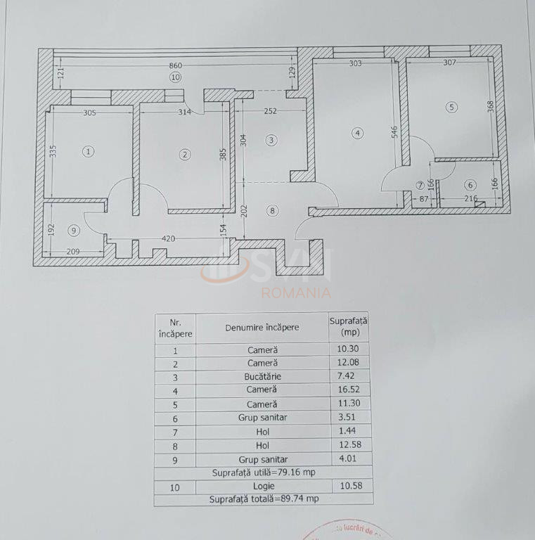Apartament, 4 camere Bucuresti/Crangasi