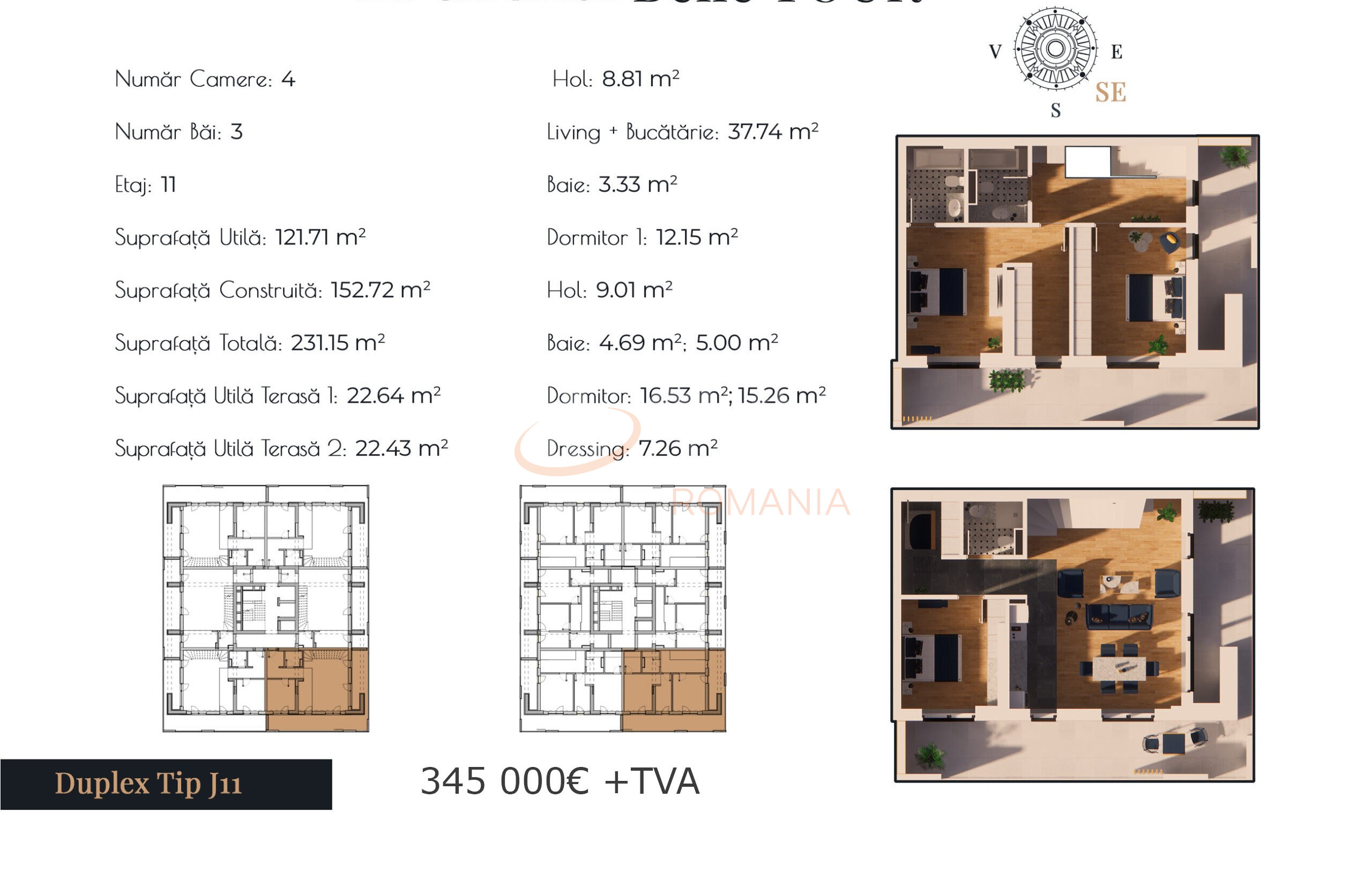 Apartament, 4 camere Bucuresti/13 Septembrie