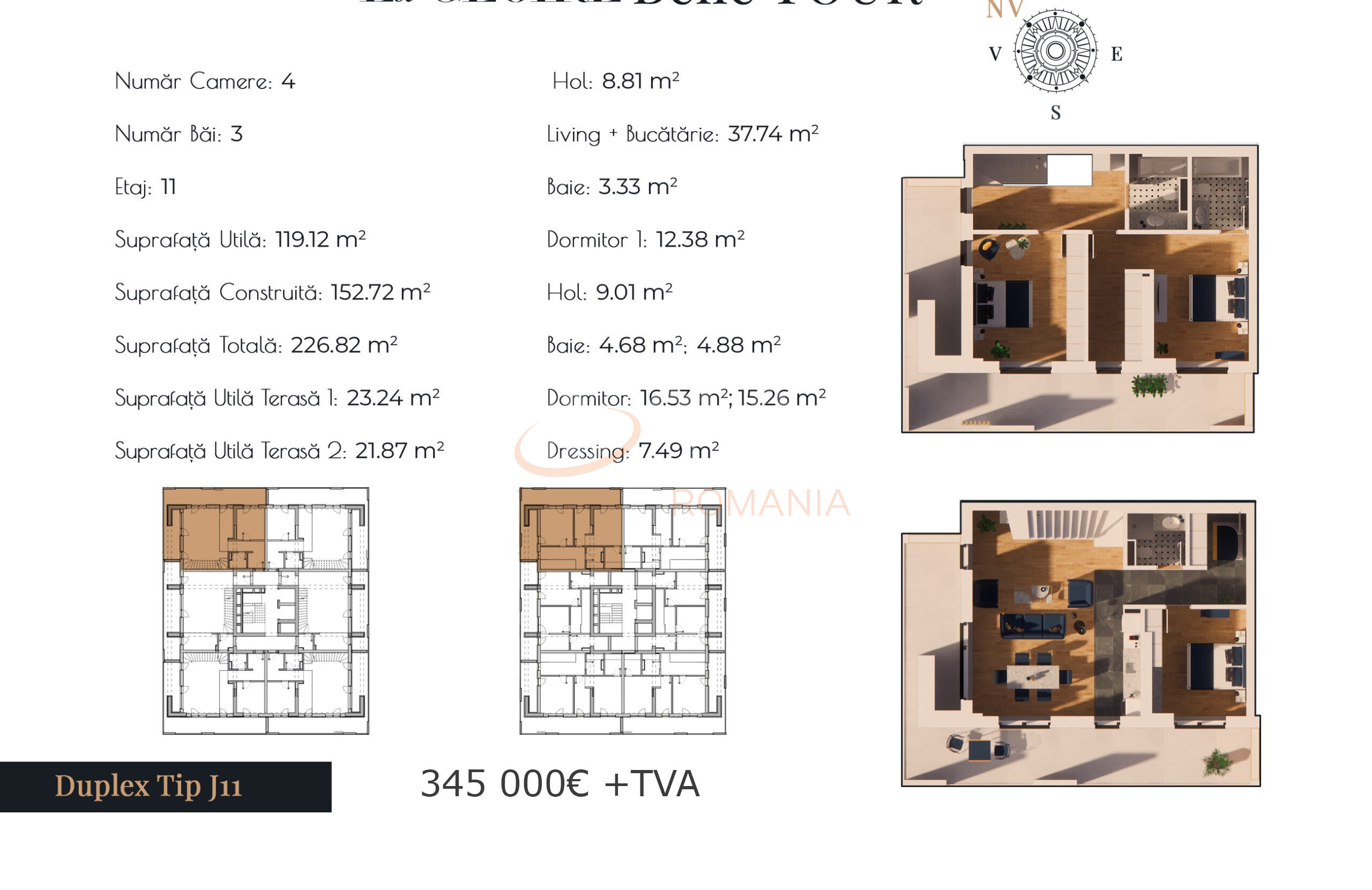 Apartament, 4 camere Bucuresti/13 Septembrie