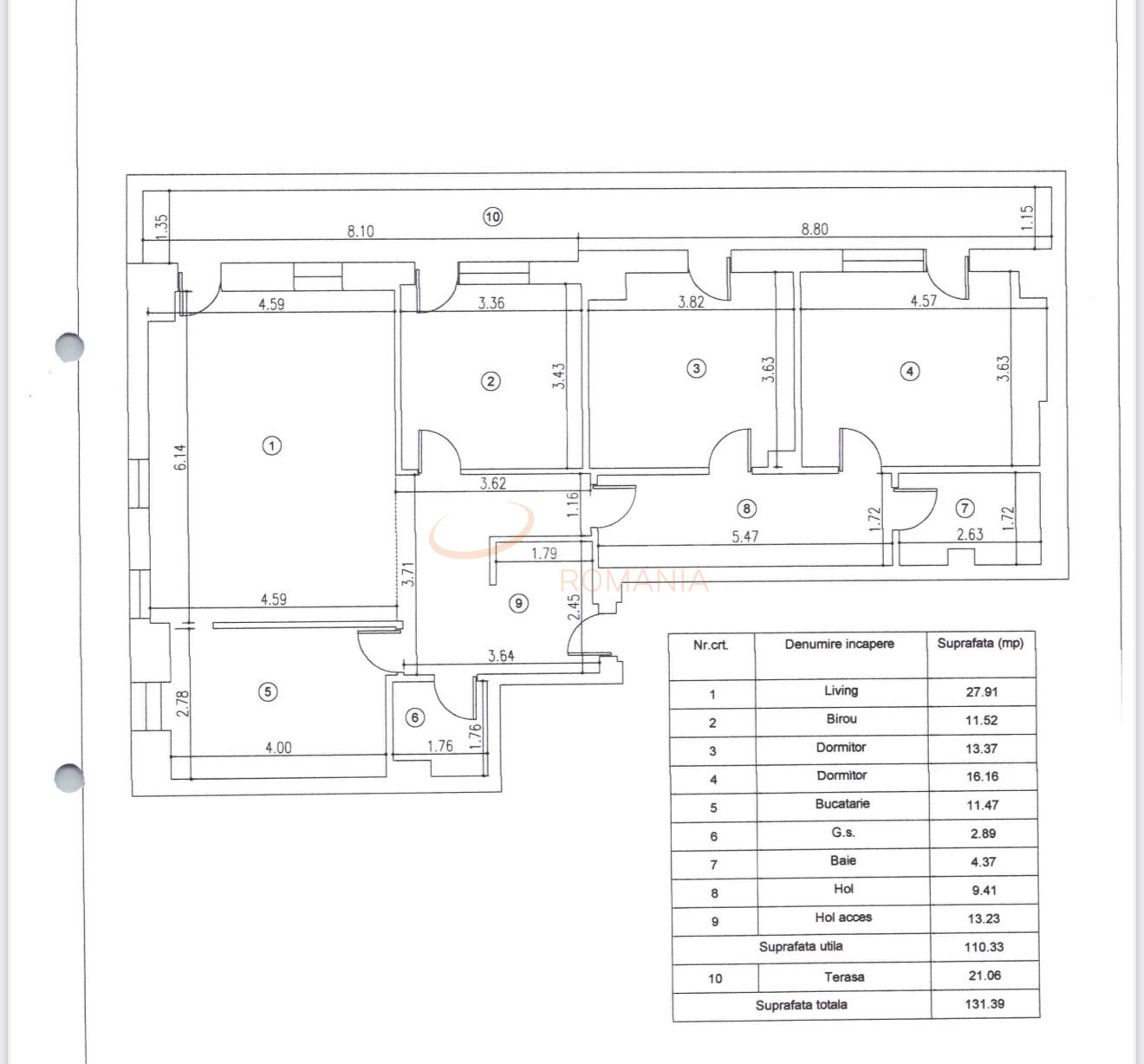 Apartament, 4 camere Bucuresti/Victoriei