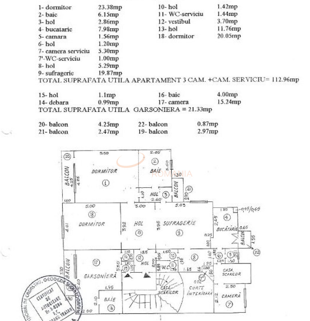 Apartament, 4 camere Bucuresti/Romana