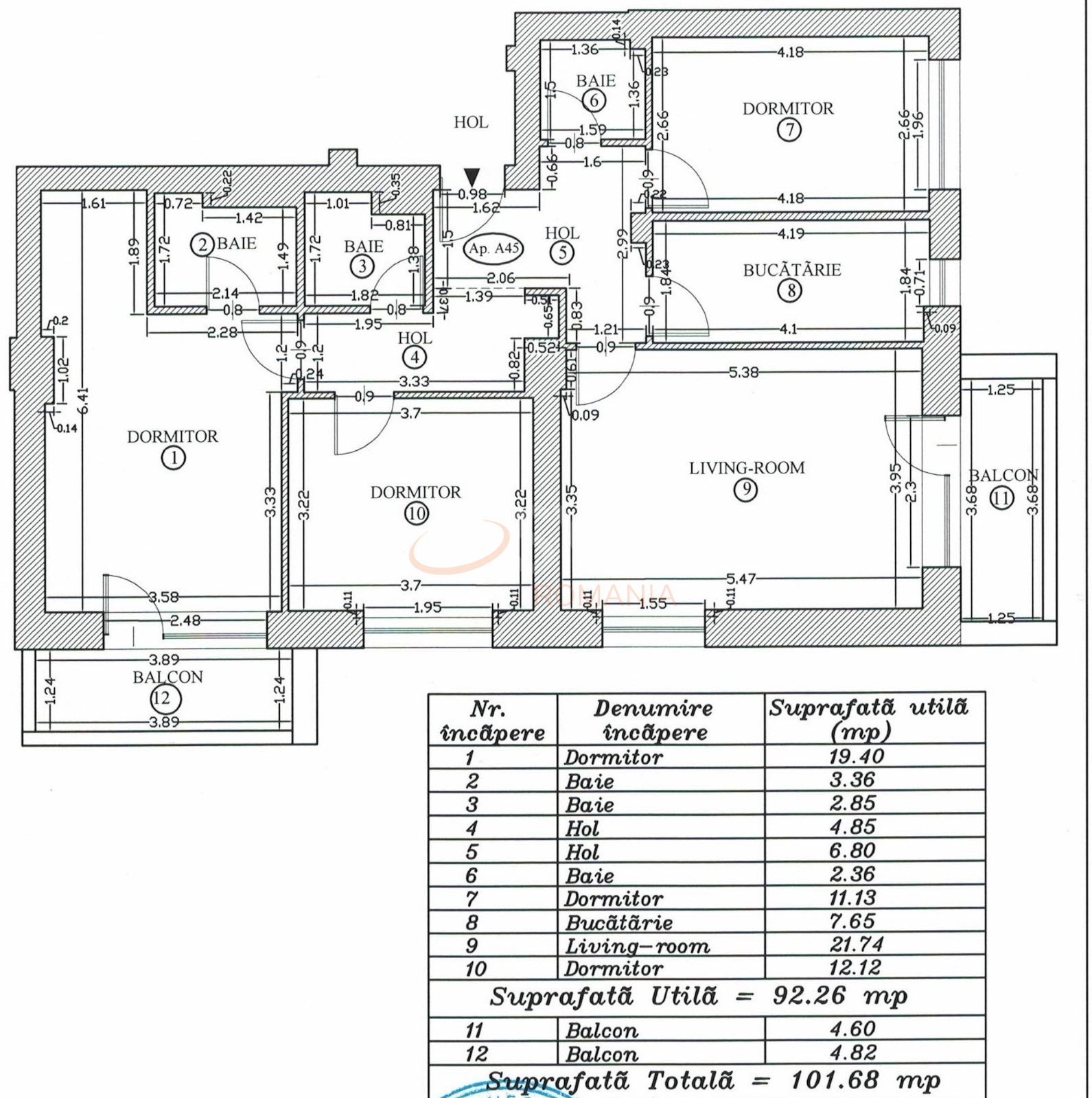 Apartament, 4 camere Bucuresti/Panduri