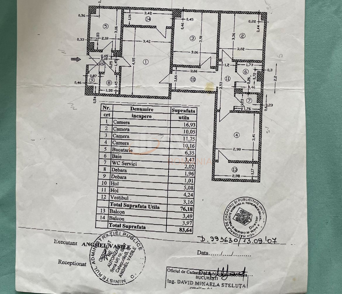 Apartament, 4 camere Bucuresti/Veteranilor