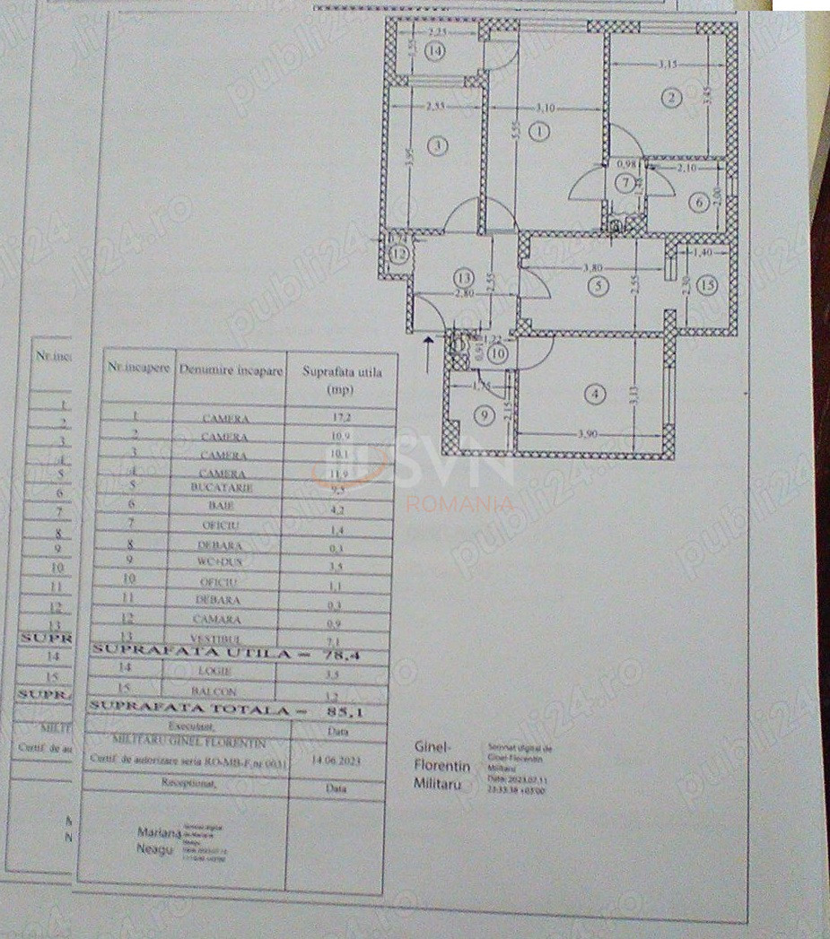 Apartament, 4 camere Bucuresti/Crangasi