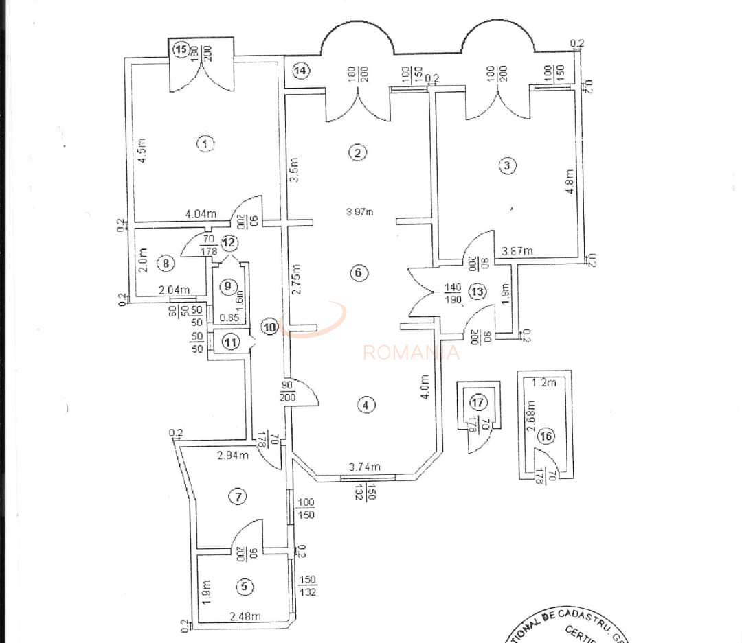 Apartament, 4 camere Bucuresti/Cismigiu