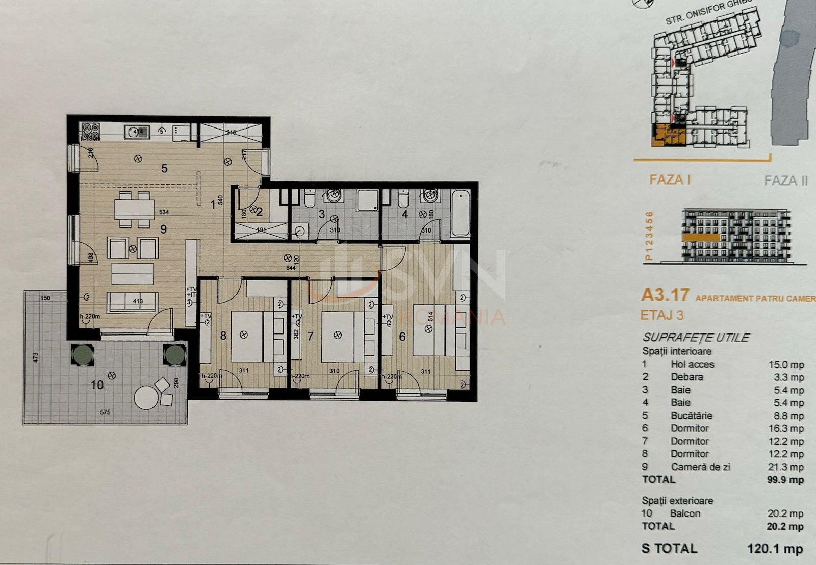 Apartament, 4 camere Cluj/Marasti