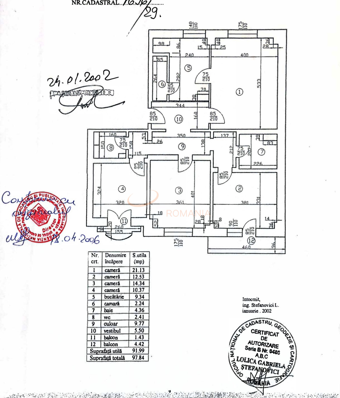 Apartament, 4 camere Bucuresti/Calea Calarasilor