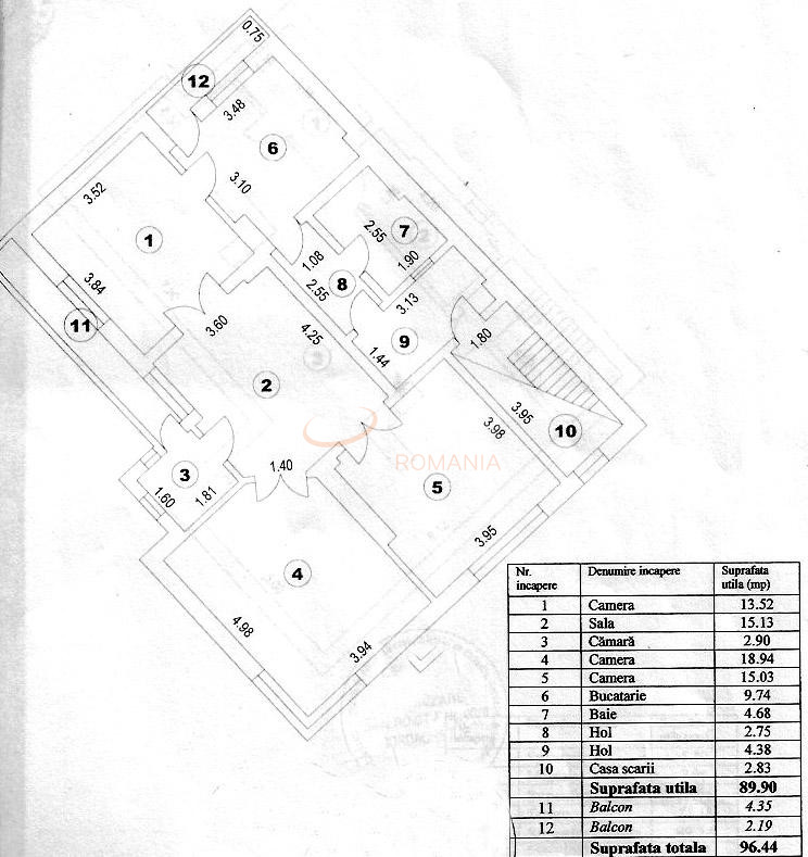 Apartament, 4 camere Constanta/Gara