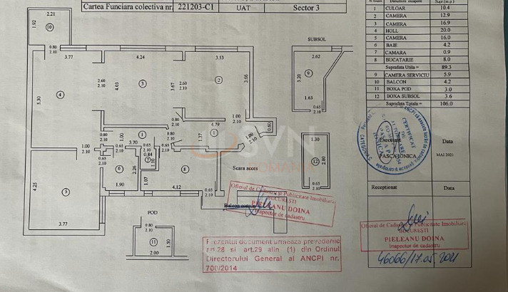 Apartament, 4 camere Bucuresti/Armeneasca