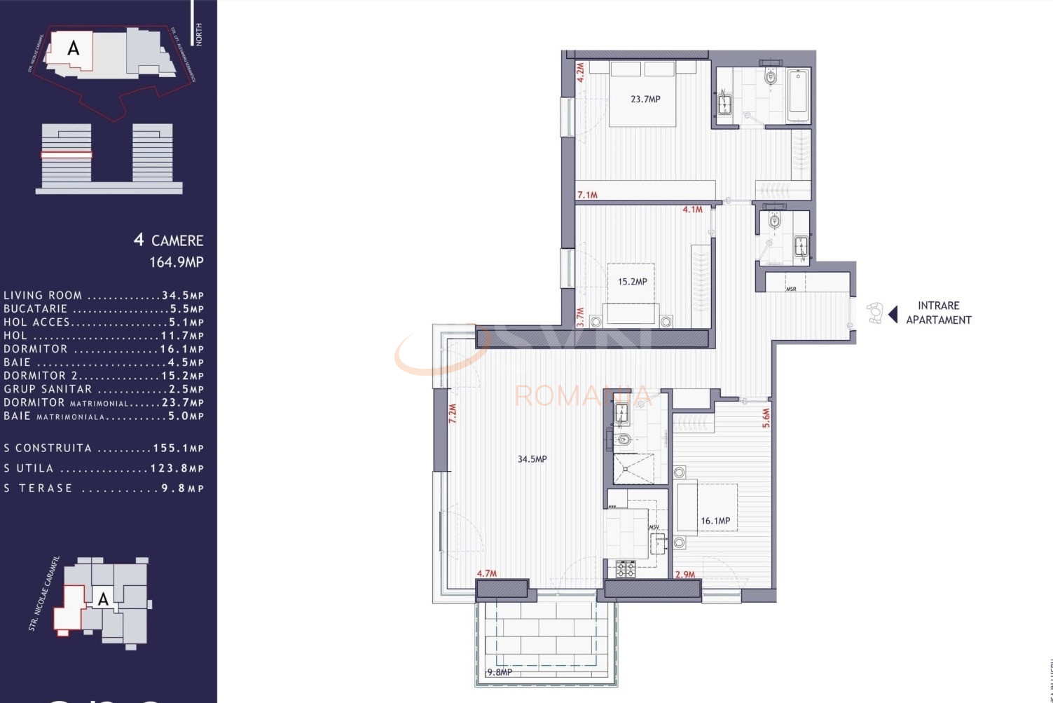 Apartament, 4 camere Bucuresti/Herastrau