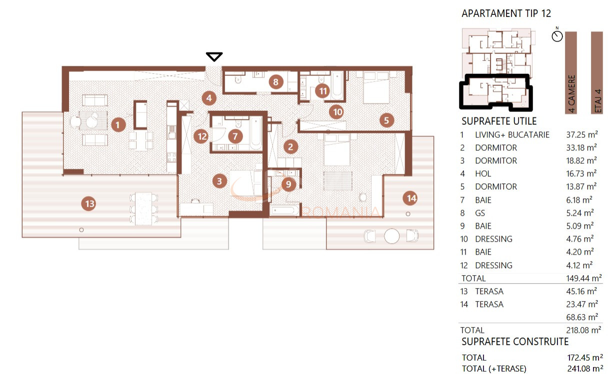 Apartament, 4 camere Bucuresti/Floreasca