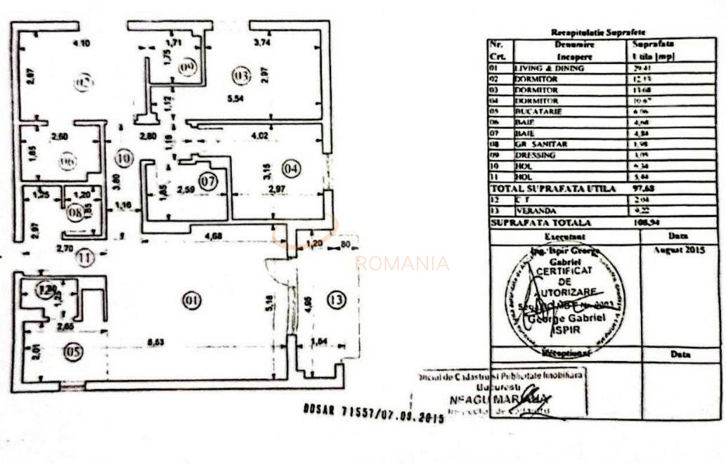 Apartament, 4 camere Bucuresti/Baneasa