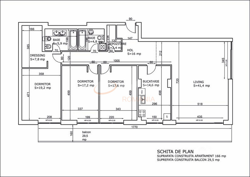 Apartament, 4 camere Bucuresti/Baneasa